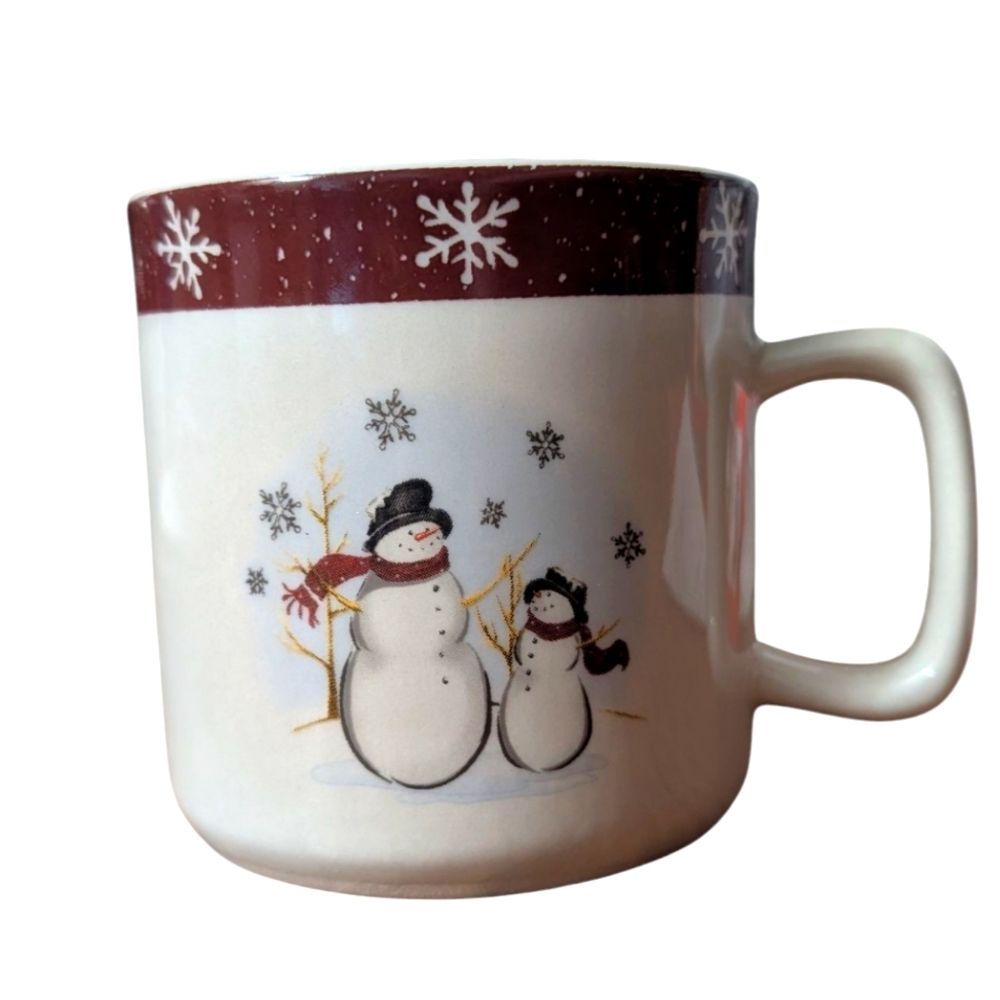 VINTAGE Seasons Stoneware Mug SET OF 8